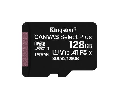 Karta pamięci Kingston 128GB micSDXC Canvas Select Plus Class 10 UHS-I/U1
